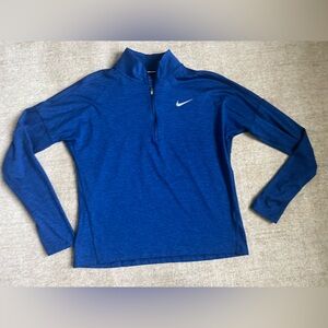 Nike women’s quarter zip blue